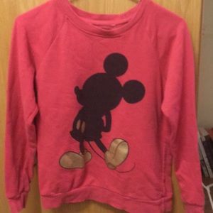 Red Mickey Mouse sweater